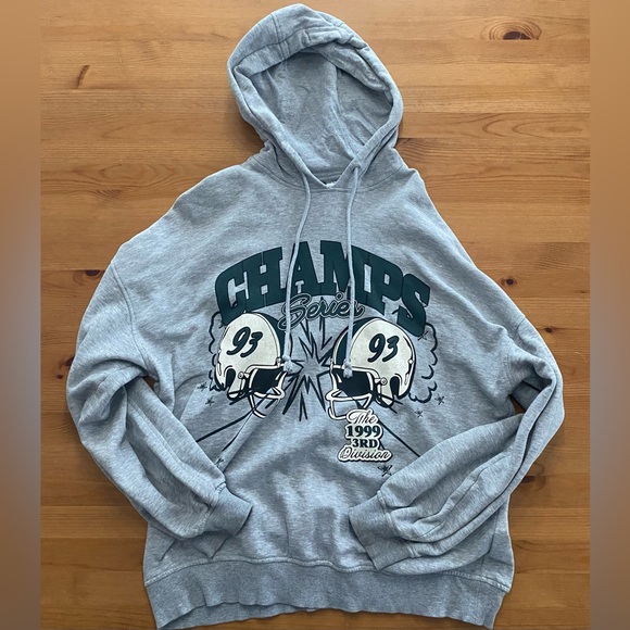 Grey oversized hoodie - Picture 1 of 1